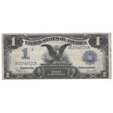 1899 $1 Black Eagle Silver Certificate Fr. 236 Speelman White