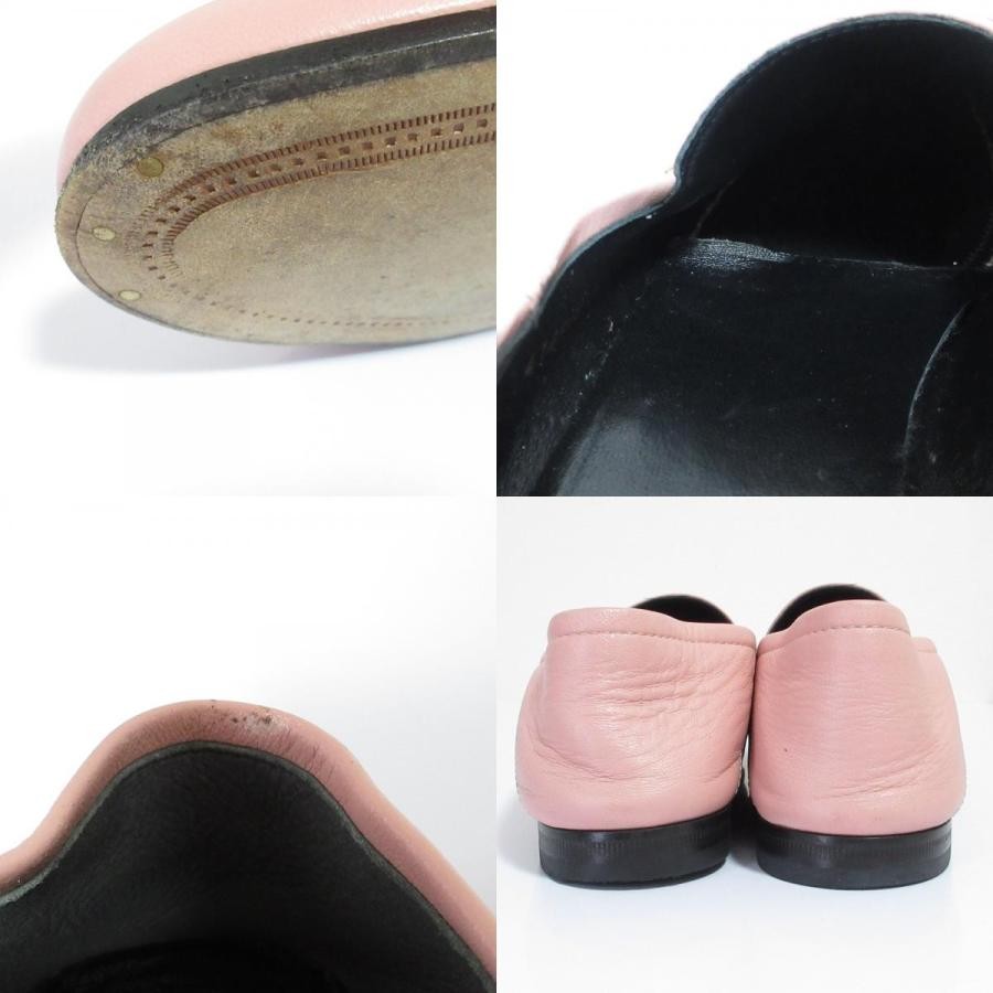 GUCCI Horsebit Leather Loafers Dress Shoes Size:36.5/JP:23.5 Pink 141108K Authen thumbnail 8
