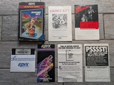 KORONIS RIFT -  Commodore 64 & Atari - Complete & Fully Tested - LucasFilm EPYX