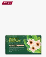 Desert Essence Exfoliating Manuka Oil & Tea Tree Oil Soap Bar 5 oz Bar Soap