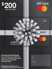 Carta regalo Mastercard da $200 (più $6,95 tassa di acquisto) 
