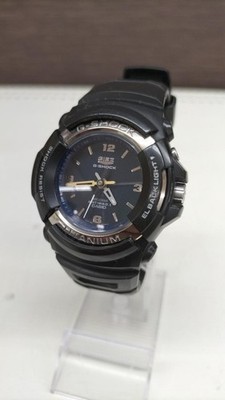 Casio G-SHOCK GIEZ GS-500 Quartz Black Dial Titanium Watch 20ATM