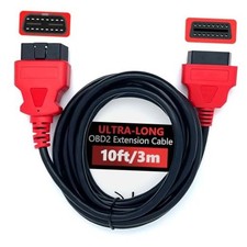 OBD2 Extension Cable Ultra-Long 10ft/3m 16-Pin OBD-II Male to Female