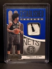 2019-20 Panini Absolute #ET-JAL Jarrett Allen Established Threads #/25