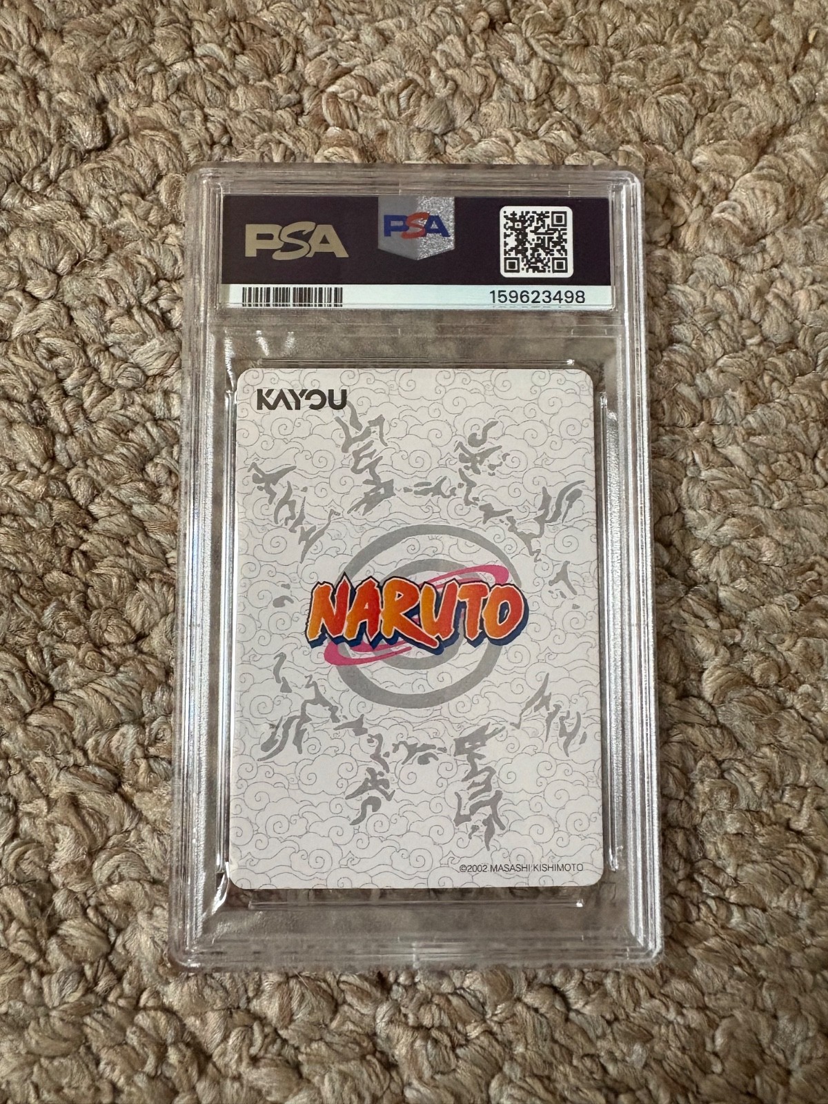 KAYOU Naruto Uzumaki 2025 NRSA01 EN-US SSR Hologram Card #019L3 PSA 10 view 2