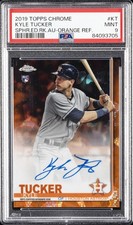2019 TOPPS CHROME SAPPHIRE EDITION ROOKIE AUTOS #KT KYLE TUCKER 3/25 PSA 9 AUTO