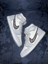 Jordan 1 x Dior High Gray for Sale | Authenticity Guaranteed | eBay