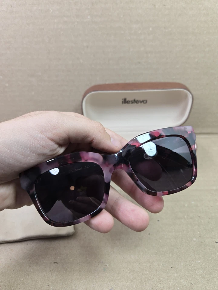 Gafas de sol Illesteva Mohawk C3 rosa tortuga usadas hechas en Italia Foto 2 de 4