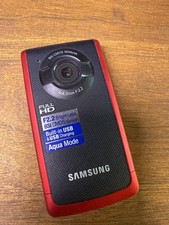 Samsung HMX-W190 Camcorder - Black/Red