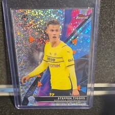 Topps Finest UCL Steffen Tigges #68 Speckle Refractor /175 RC Borussia Dortmund