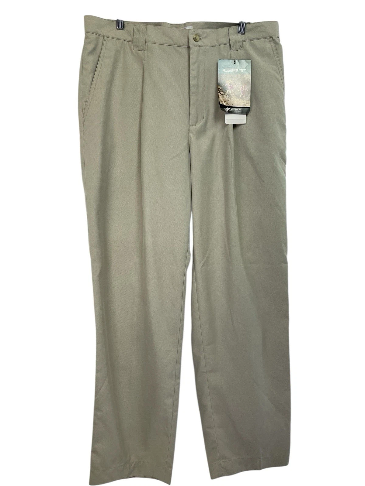 Columbia GRT Beige Sz 36x32 Utility Travel Hiking Outdoor Pant (V35) NWTs