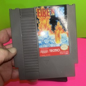 FIRE &lsquo;N ICE For (Nintendo NES)Cleaned Tested~Authentic~W/Sleeve Polished PINS