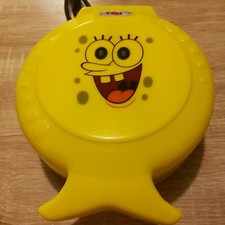 RARE Round Spongebob Waffle Maker Yellow Home...