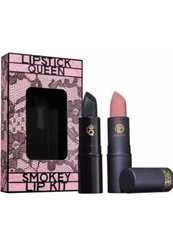 LIPSTICK QUEEN Smokey Lip Kit Black Lace Rabbit & Pinky Nude New In Box