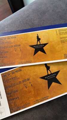 Hamilton - Das Musical 2x Tickets 