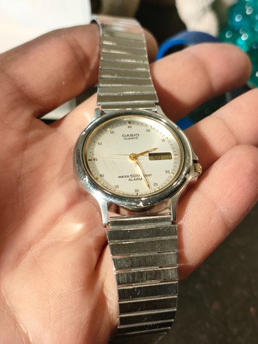 1989 Vintage Original Casio Quartz Alarm MMA-10W Module 343- Analogue & Digital - Picture 8 of 24