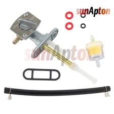 Petcock Fuel Tank Shutoff Switch Valve Assembly for Kawasaki KX100 KX125 250 300