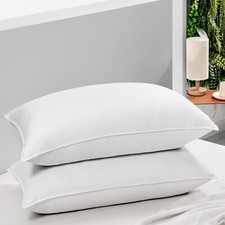 HARBOREST Bed Pillows Standard Size Set of 2 - Luxury Hotel Collection Down A...