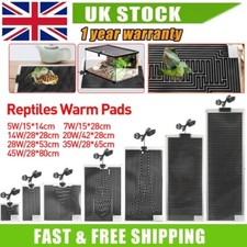 For Reptile Pet 5W-45W Adjustable Temperature Heating Heat Mat Heating Pad New