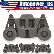 Set of 4 For KitchenAid Dishwasher Lower Dishrack Wheel Roller WPW10195417