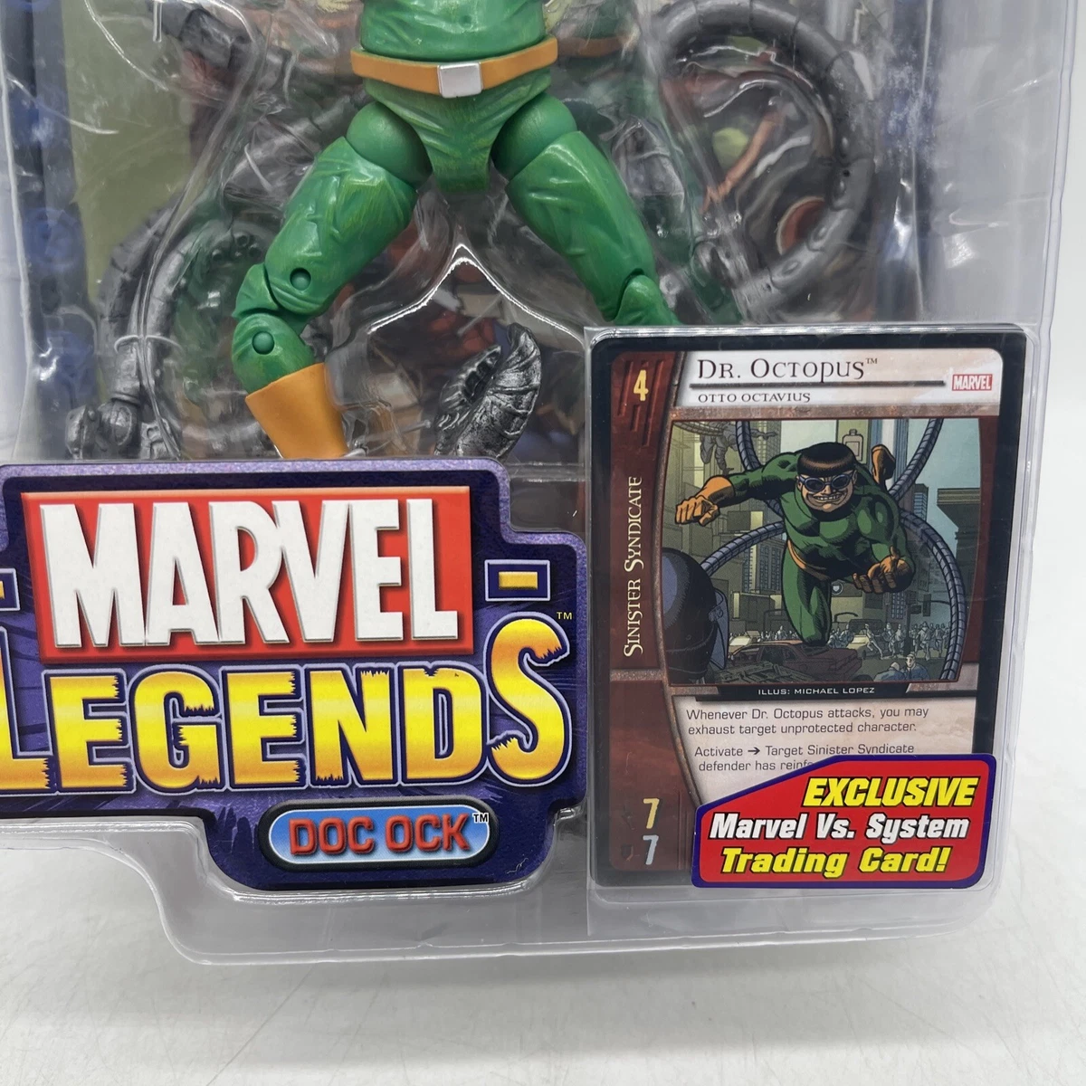 Marvel Legends Series 8 Doc Ock 6" Action Figure 2005 Toy Biz