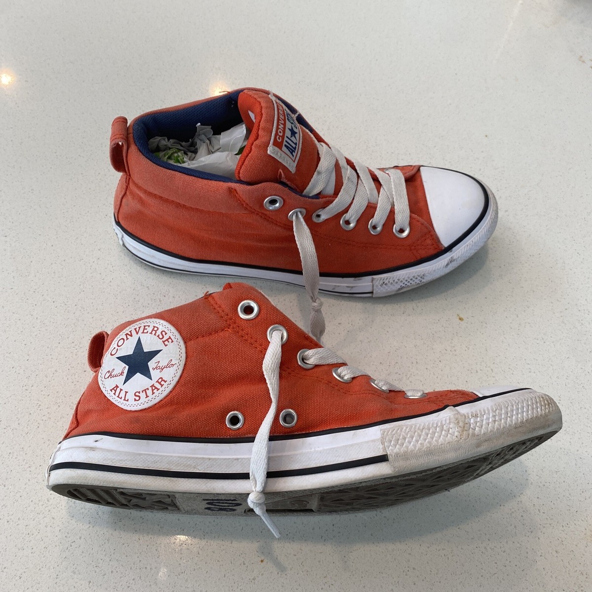 red converse youth size 5