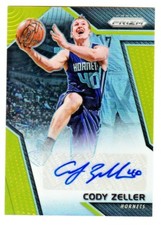 2017-18 Prizm SIGNATURES GOLD REFRACTOR AUTOGRAPH #SG-CZ CODY ZELLER 5/10 AUTO 
