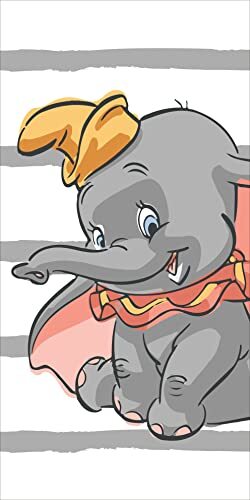 Jerry Fabrics Disney Dumbo - Telo doccia 70 x 140 cm (R6m)