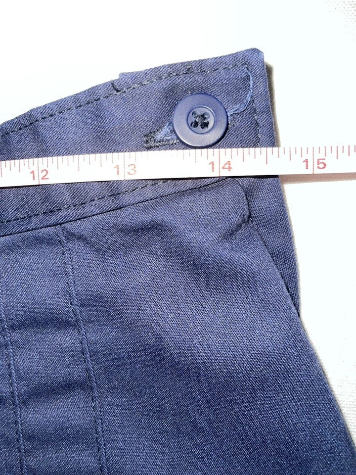 Pantalones cortos delanteros envolventes K12 Gear para niñas, uniforme escolar talla 16, 1 caqui, 2 azul marino Foto 4 de 4