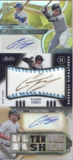 2021 GLEYBER TORRES SPECTRA,ABSOLUTE SWEET SPOT AUTO & TRIPLE THREADS AUT0/RELIC