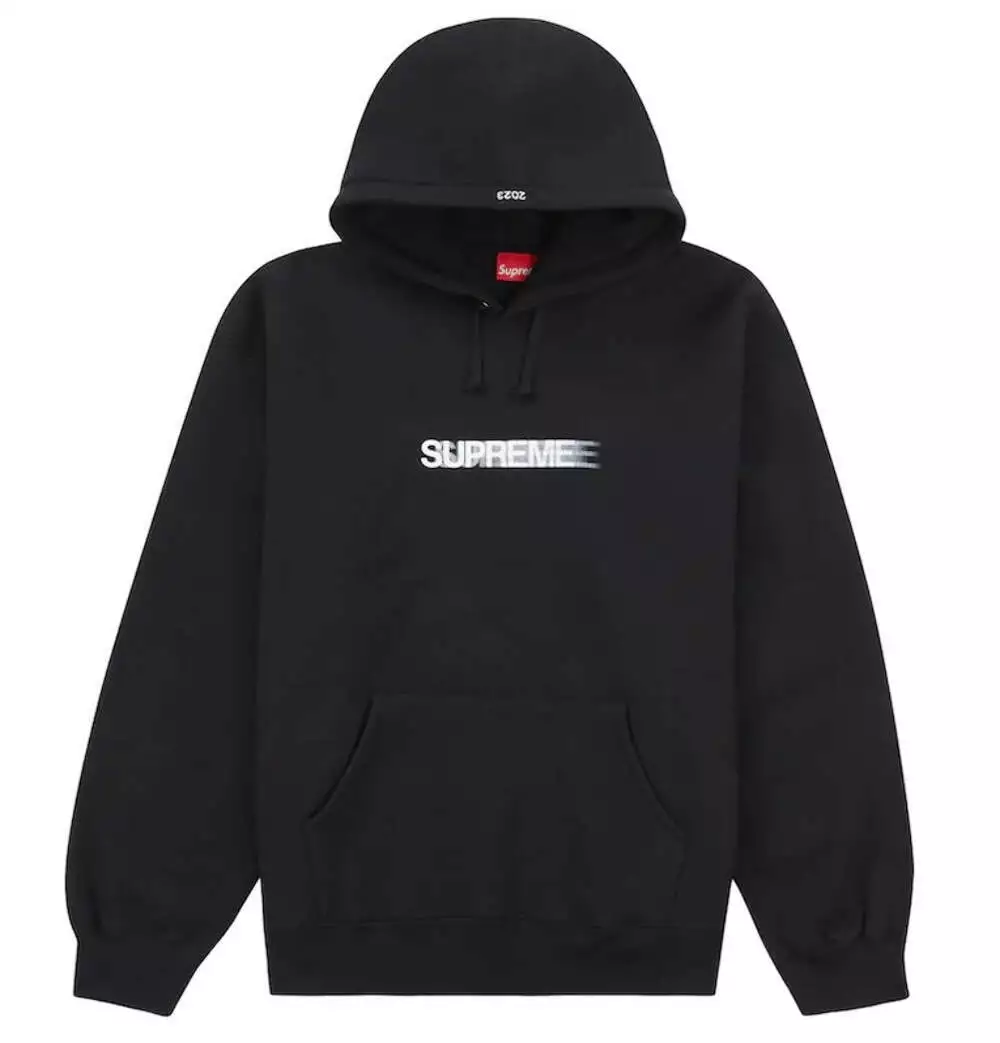 Sweat à capuche Supreme Motion Logo (SS23) noir