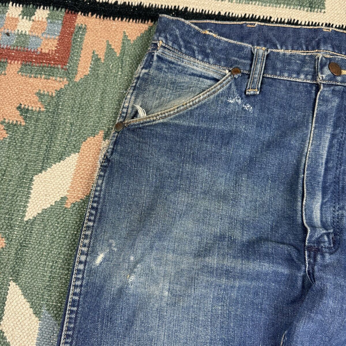 Vintage 60s Wrangler Blue Bell 13MWZ Denim Cowboy Jeans Size Vintage 60s Wrangler Blue Bell 13MWZ Denim Cowboy Jeans Size