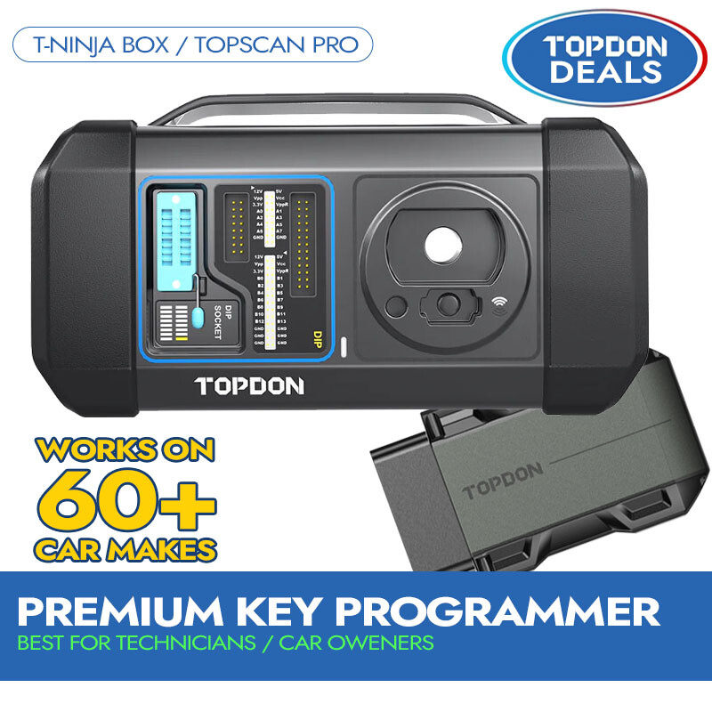TOPDON T-Ninja BOX Pro IMMO Key Programming Auto Diagnostic OBD2