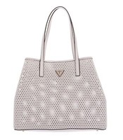 Guess Vikky Large Tote Shopper Utensilientasche Tasche Stone Hellgrau Neu