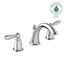 Moen T6620 Brantford Widespread 2-Handle Bathroom Faucet Trim Kit w Valve Chrome
