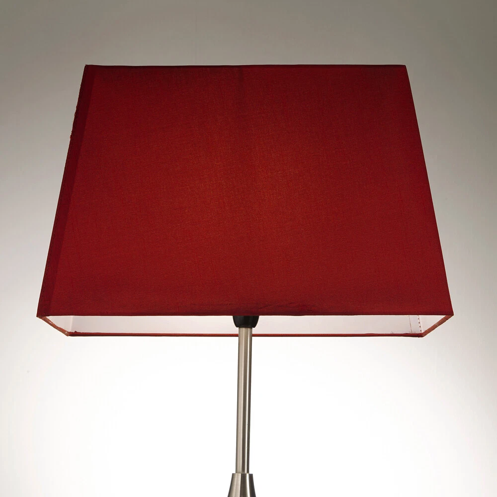 Postbox Red Table Lamp Shade in Rectangle Shape in 13 15 and 17 Inch Sizes