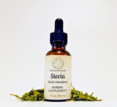 STEVIA TINCTURE - Liquid Herbal Extract - Organic Stevia rebaudiana Leaf Herb