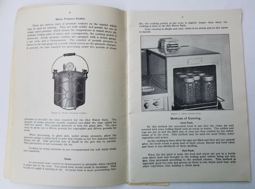 The Preservation of Food Home Canning Booklet 1932 Recipes Process 40 pages E1A - Picture 2 of 4