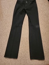 Ladies Vtg Wrangler 1111WZCB Black DENIM Jeans 9X36 Cowboy Rodeo Made USA