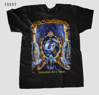 Gamma Ray   Somewhere Out in Space For Fan Black Size S to 5XL T-Shirt  VC1058