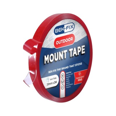 Outdoor Befestigungsband doppelseitig wasserdicht Klebstoff für Ziegel, Glas & Metall