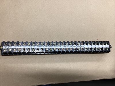 26 Positions 660v 20a Dual Rows Screw Terminal Strip With Cover Td2030 #253L52