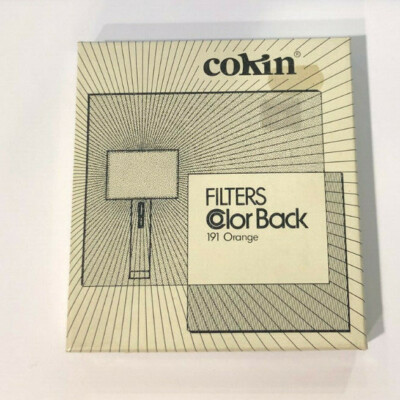 Cokin Color Black Filters 191 Orange