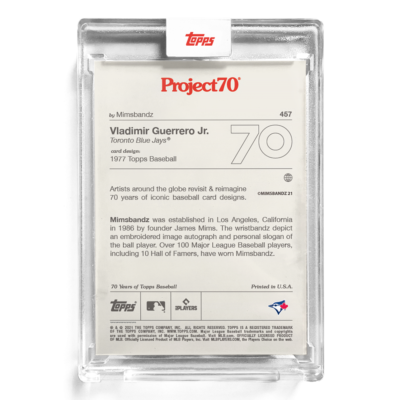 Topps Project 70 Card 457 - 1977 Vladimir Guerrero Jr. by