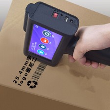 Handheld Batch Encoder Barcode Date QR Code Inkjet Printer 12.7mm Inkjet Printer