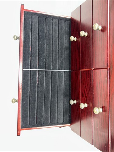 Joyero Museum Thomas Series Classics (Leer Detalles) Caoba Roja Rica - Imagen 14 de 15
