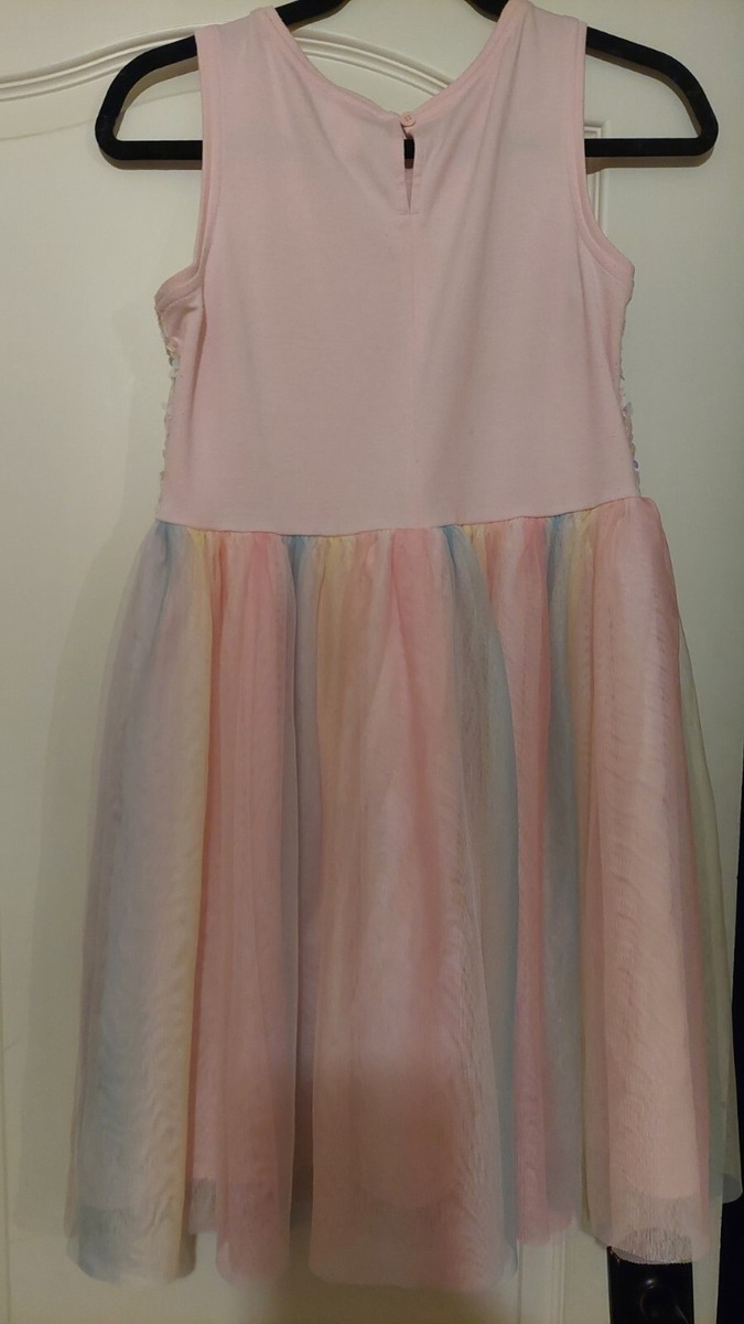 cat and jack pink sequin dress CAT & JACK Big Girl's Bubblegum Pink Sequin Dress Size Large (10-12) Sleeveless