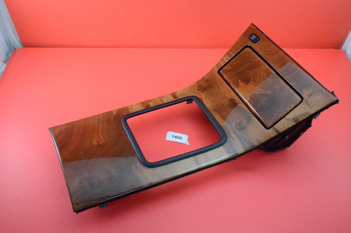 A4 95-97 LEXUS LS400 CENTER CONSOLE WOOD GRAIN SHIFTER SHIFT TRIM