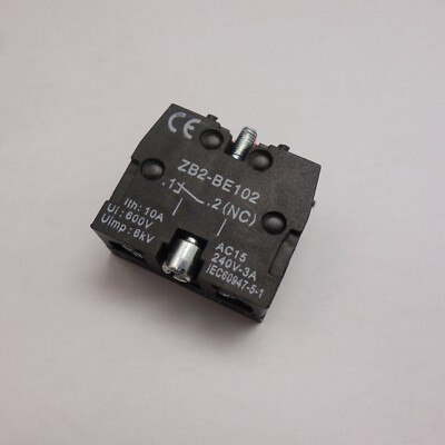 10PCS NEW ZB2-BE102 NC NORMAL CLOSE CONTACT BLOCK USE FOR XB2 Series Products