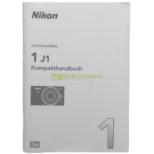 Nikon 1 J1 Kompakthandbuch Deutsch. User manual. - Imagen 2 de 2